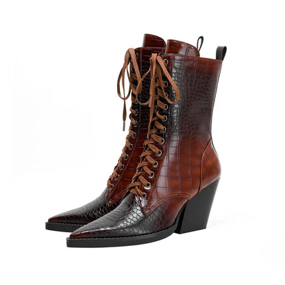 Izzy ryder lace-up boots for women | Marlowe -8