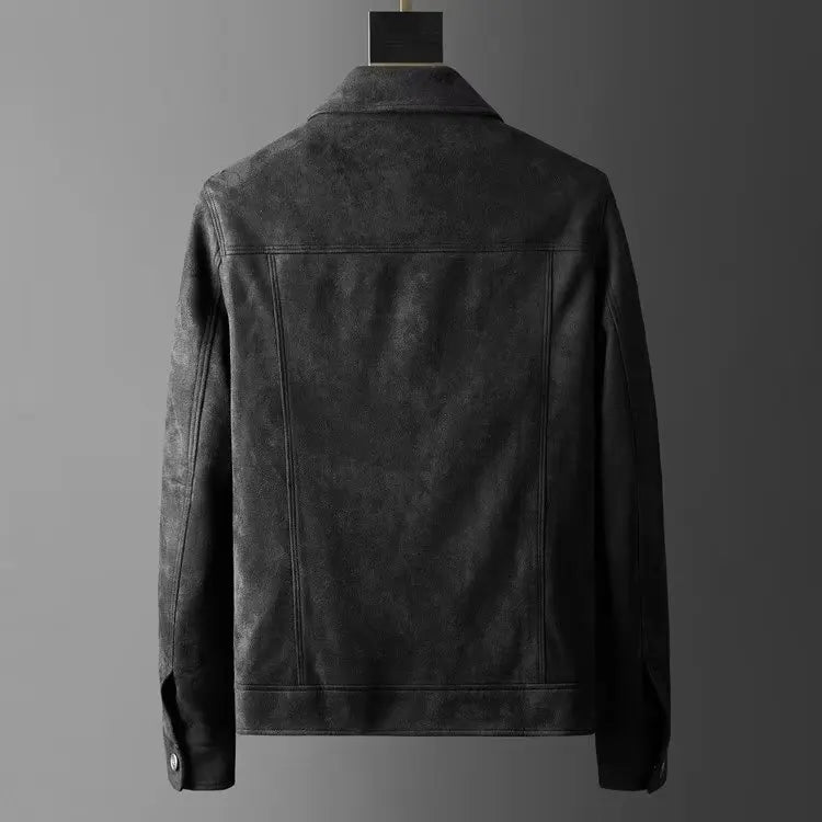 Classic suede everyday casual jacket for men | St. Clair -5