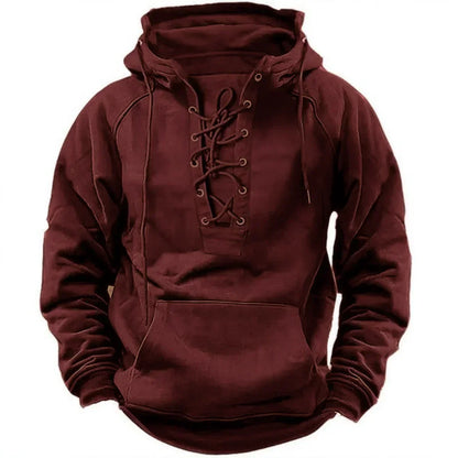 Sweat retro capuche comfortable piece for men -4