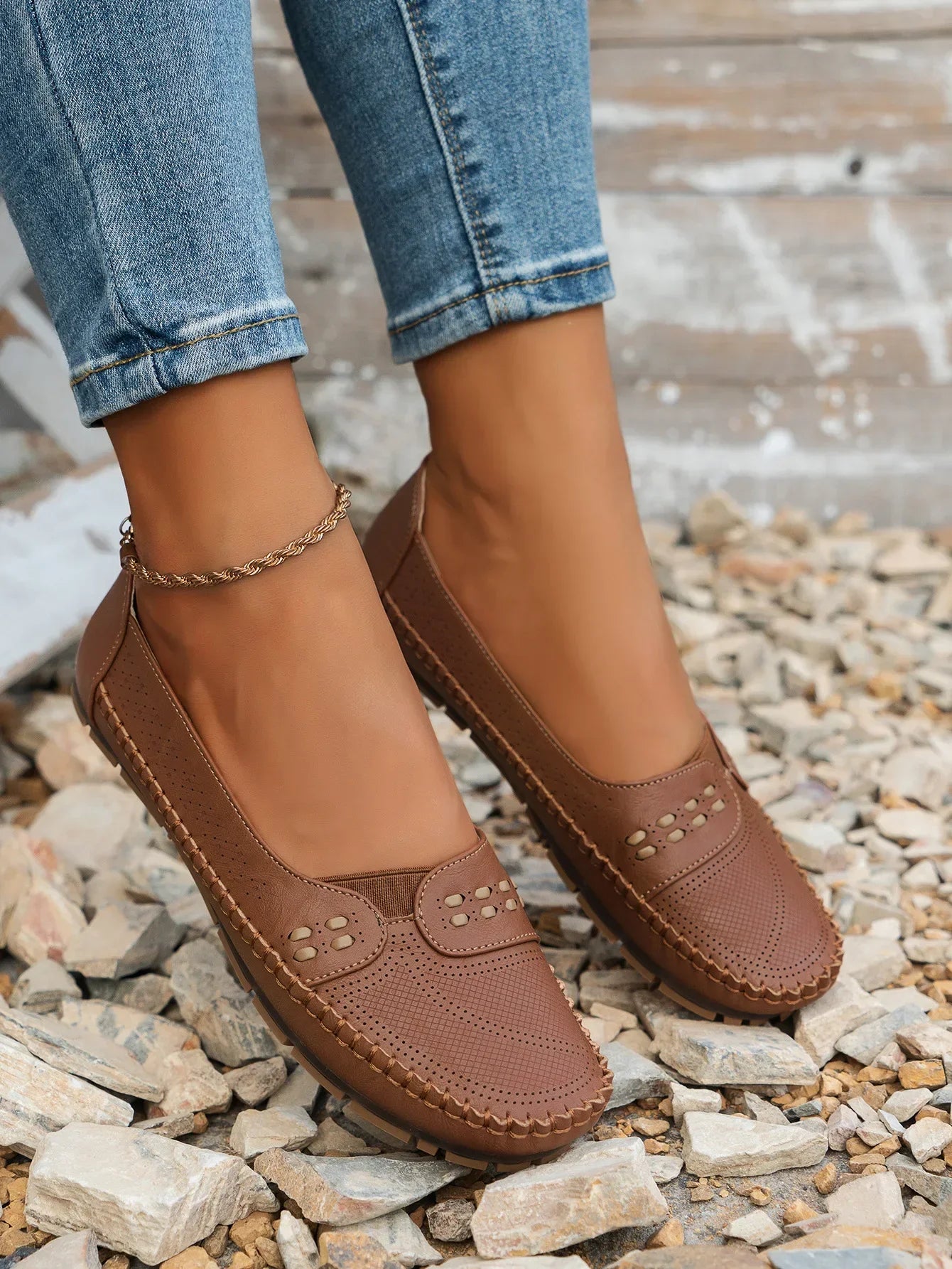 Elodie featherlight loafers for women | Solara -9