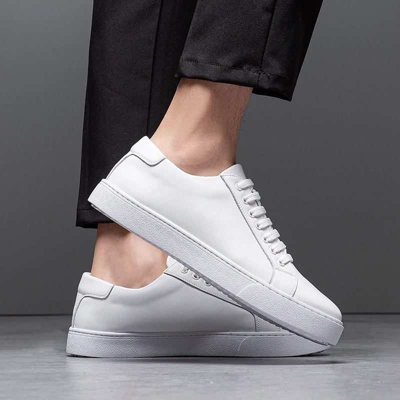 Leather casual trainer for men | Marco -15