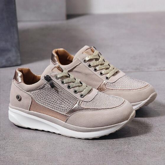 Aurelle Manon wide-fit running trainers for women