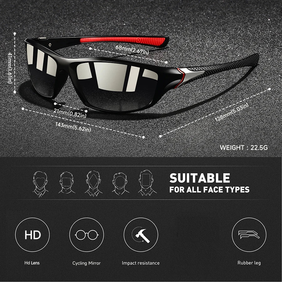 Lightweight polarised everyday sunglasses for men | Stratos -7