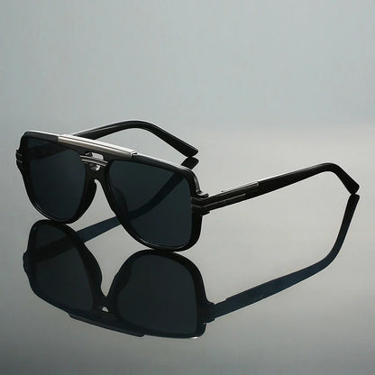 Oversized square aviator sunglasses for men | Caelum -5