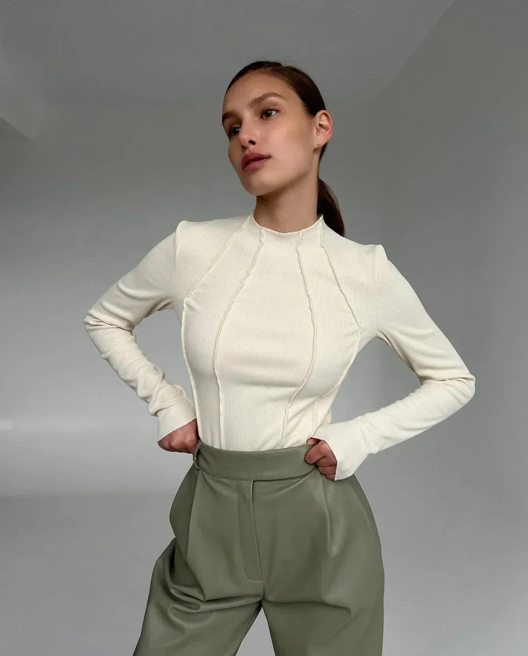 Casual soft trendy top jumper for women | Kate -1