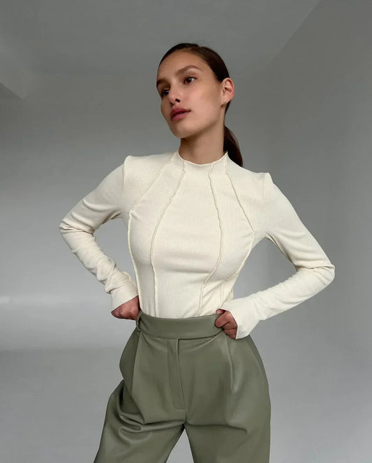 Casual soft trendy top jumper for women | Kate -1