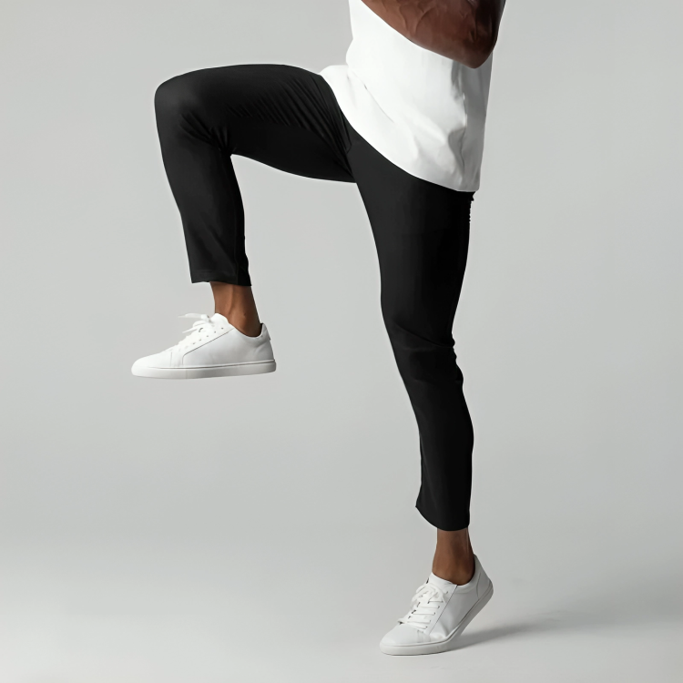 Modern fit flex chino trousers for men -2