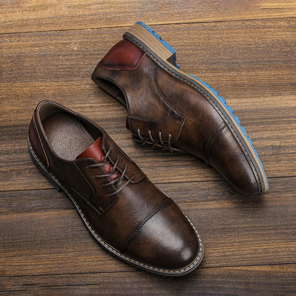 Retro casual business shoes with classic silhouette for men | Mael