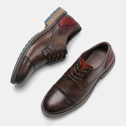Retro casual business shoes with classic silhouette for men | Mael