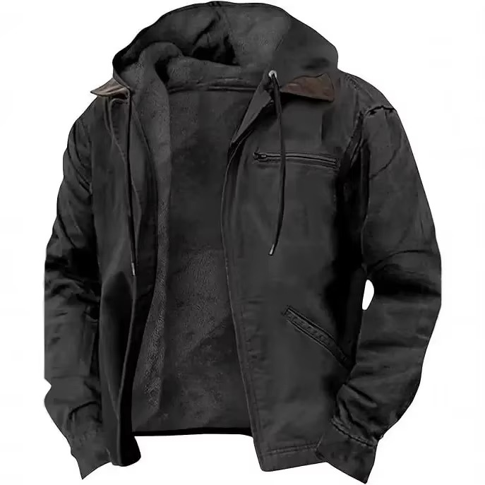 Classic hooded winter utility jacket for men | Mason -2