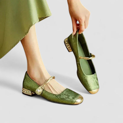 Classic orthopaedic mary jane everyday flats for women | Olivia -1