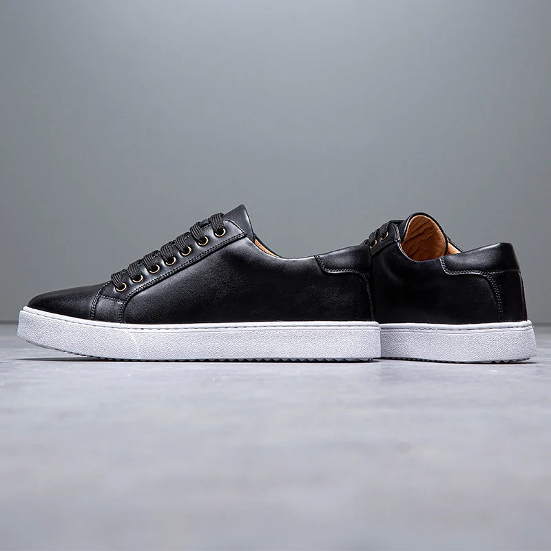 Leather casual trainer for men | Marco -2