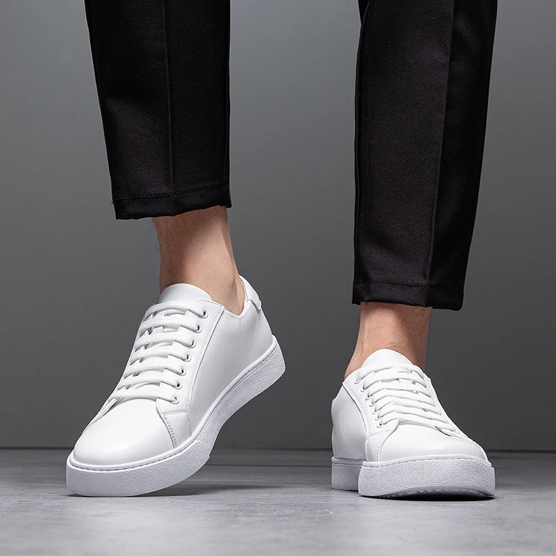 Leather casual trainer for men | Marco -16