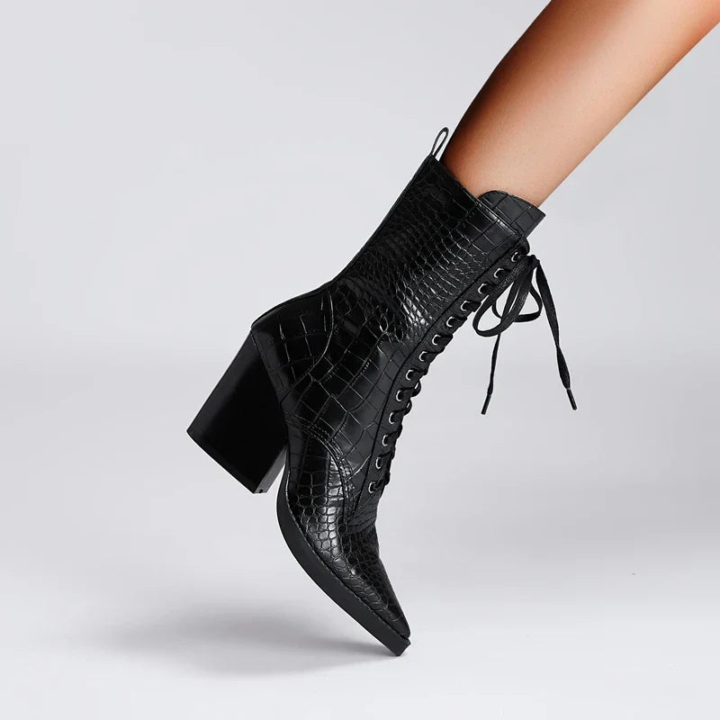 Izzy ryder lace-up boots for women | Marlowe -6