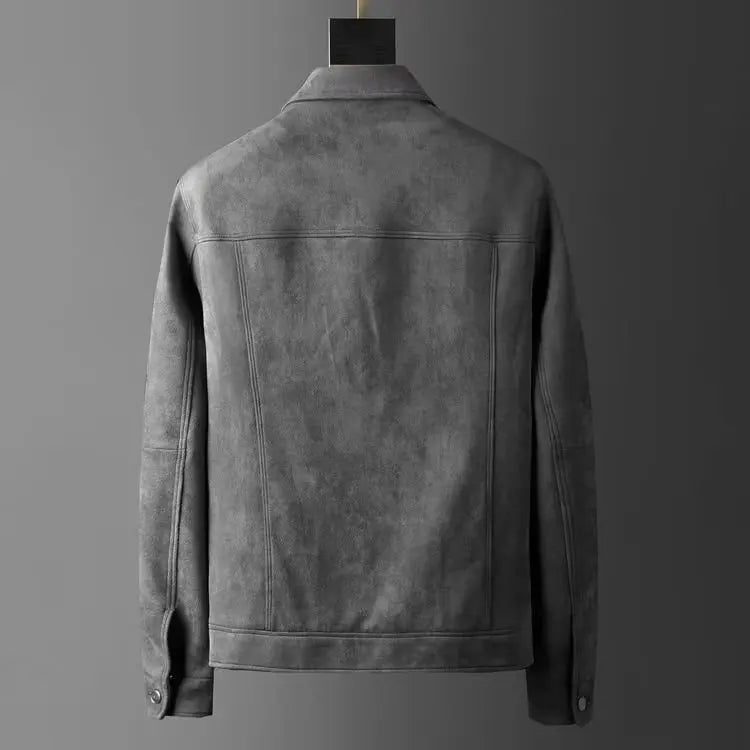 Classic suede everyday casual jacket for men | St. Clair -6