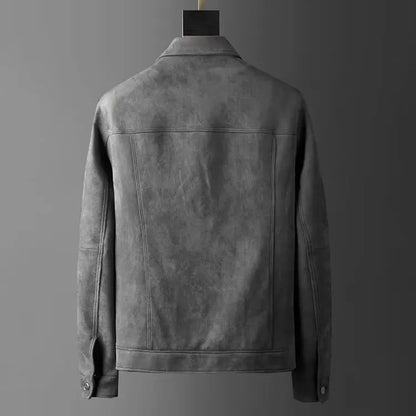 Classic suede everyday casual jacket for men | St. Clair -6