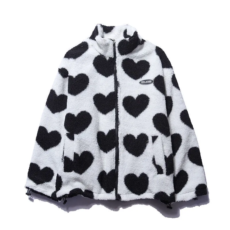 Parka double face forme cœur for women | Adeline -6