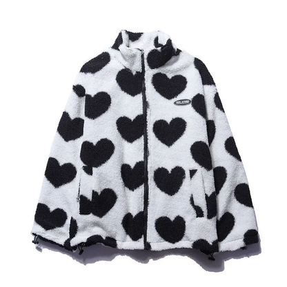 Parka double face forme cœur for women | Adeline -6