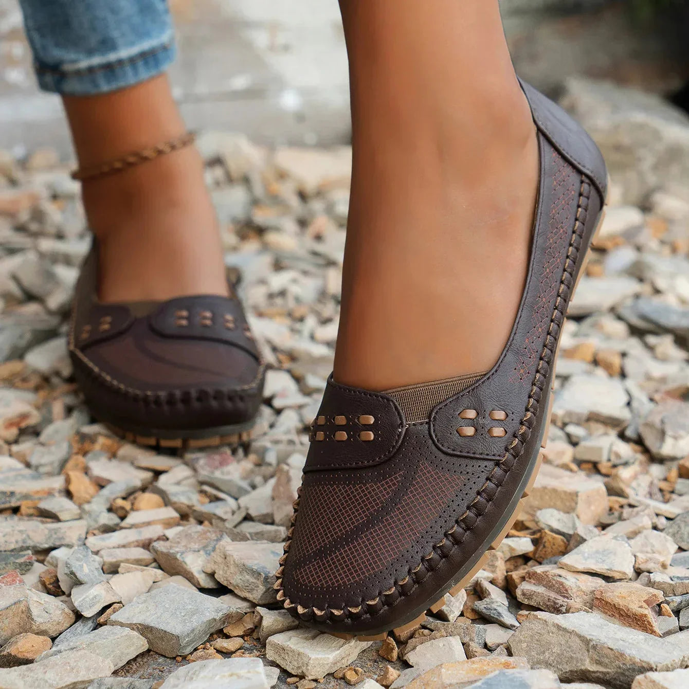 Elodie featherlight loafers for women | Solara -3