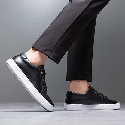 Leather casual trainer for men | Marco -4