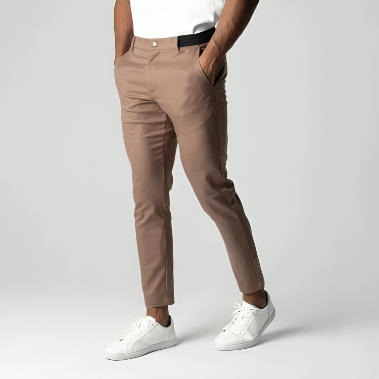 Modern fit flex chino trousers for men -8