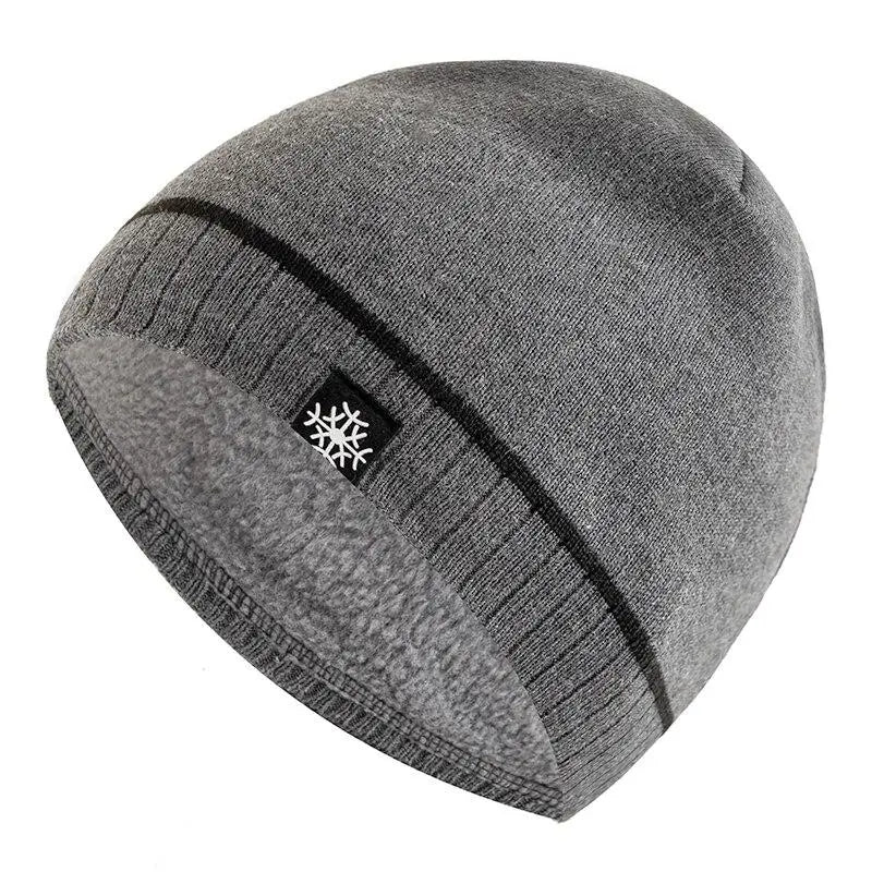Warm knitted winter beanie for men -2