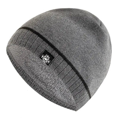 Warm knitted winter beanie for men -2