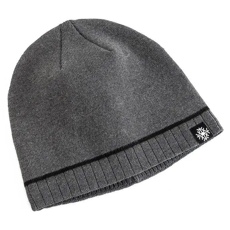 Warm knitted winter beanie for men -3