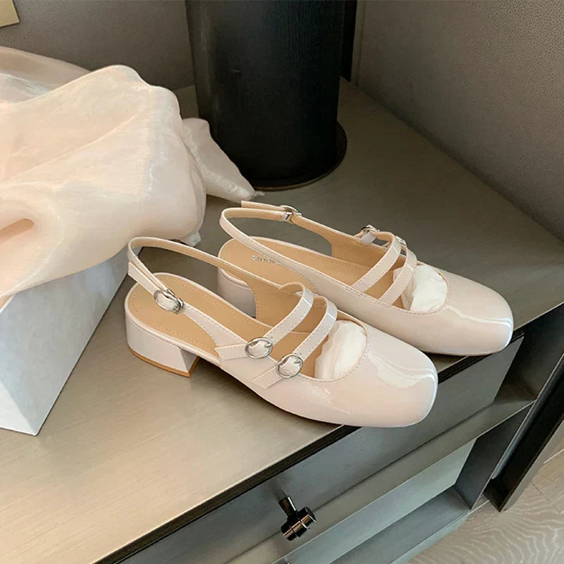 Classic orthopaedic everyday leather flats for women | Nancy -9