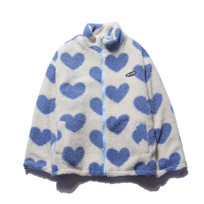 Parka double face forme cœur for women | Adeline -2