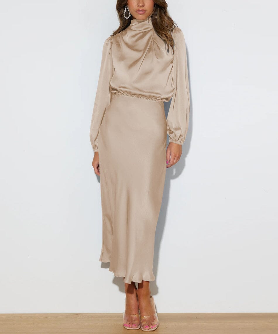Elegant silk dress for women | Alessia -2