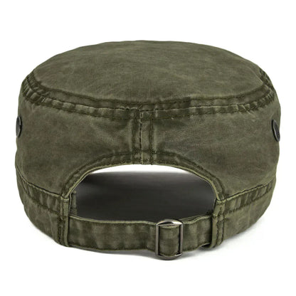 Aurelle rugged vintage adjustable cap for men