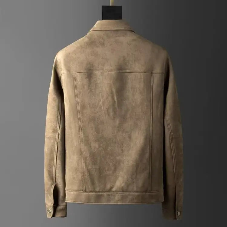 Classic suede everyday casual jacket for men | St. Clair -7
