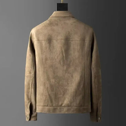 Classic suede everyday casual jacket for men | St. Clair -7