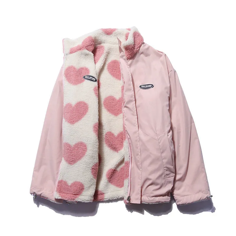 Parka double face forme cœur for women | Adeline -3