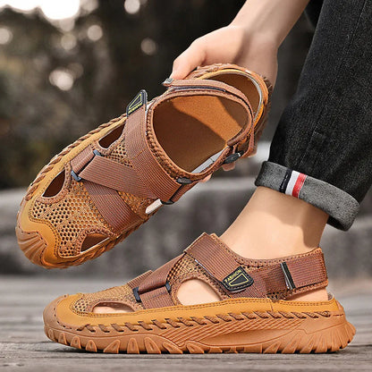 Closed-toe hiking sandals for men | Ravik -5