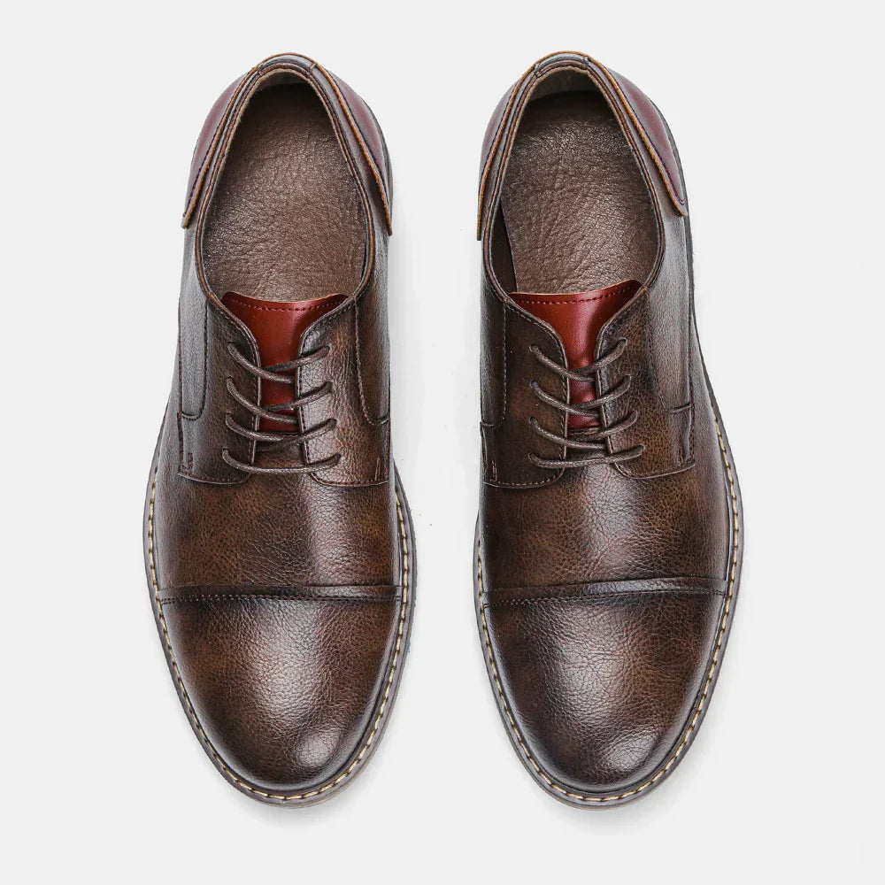 Retro casual business shoes with classic silhouette for men | Mael