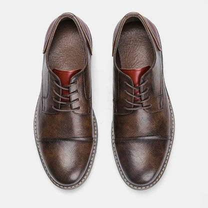 Retro casual business shoes with classic silhouette for men | Mael