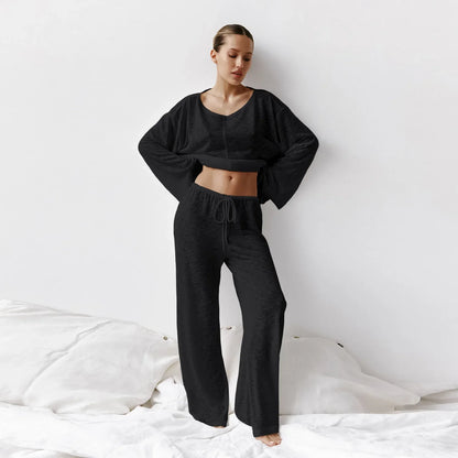 Mara breezy loungewear set trousers for women | Solara -5