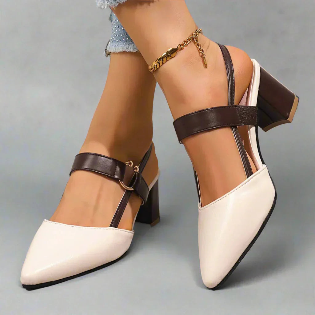 Classic comfort everyday heels for women | Elowen -10