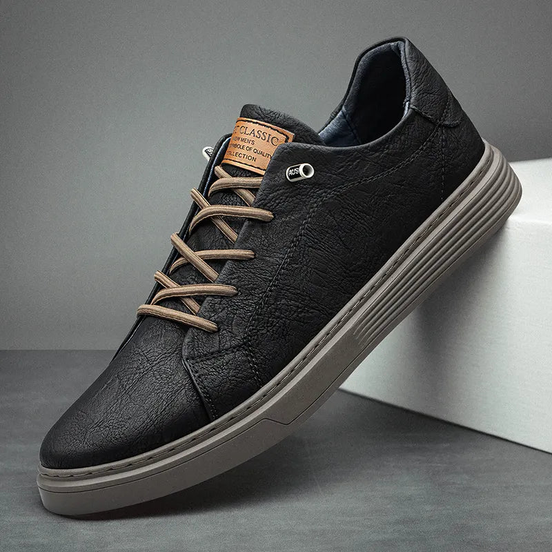 Classic genuine leather oxford trainers for men | Oxfords -3