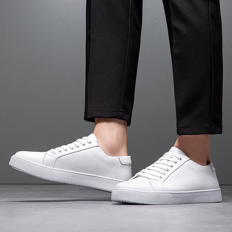Leather casual trainer for men | Marco -18