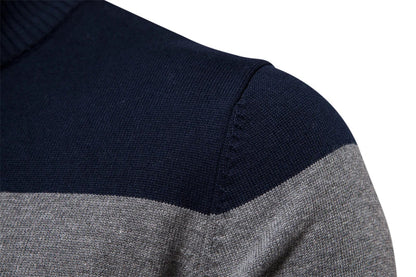 Classic quarter-zip everyday jumper for men | Burk -13