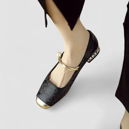 Classic orthopaedic mary jane everyday flats for women | Olivia -7