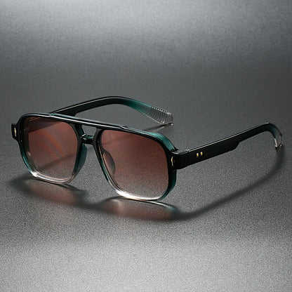 Angular aviator sunglasses for men | Zephyr -6