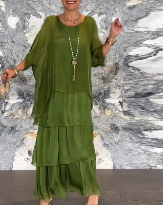 Flowing maxi dress for women -5