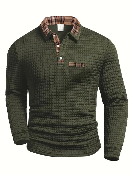 Classic casual character knit jumper for men | Sven -1