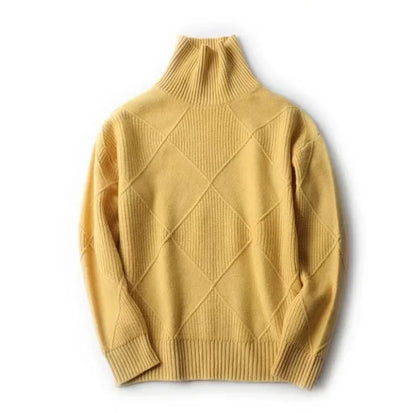 Allegra diamond knit cashmere jumper for women | Celestine -7