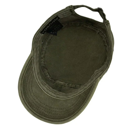 Aurelle rugged vintage adjustable cap for men