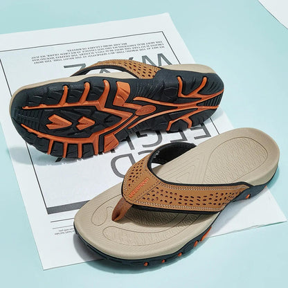 Supportive athletic flip flops arch piece for men | WaveStride -3